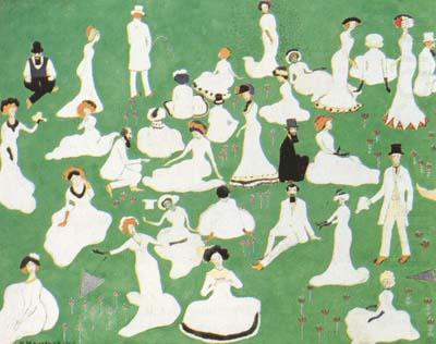 Kasimir Malevich Repose Society in Top Hats (mk19) china oil painting image